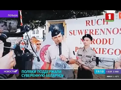 szurszur - Białoruska nadal tv pokazuje ''miedzynarodowe wsparcie dla Łukaszenki''. Z...