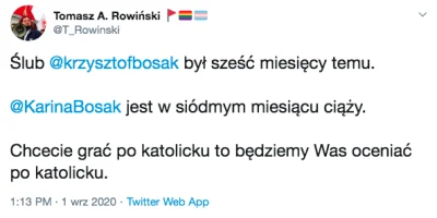 MartinoBlankuleto - Bosak wziął ślub 8 lutego, a więc 6 miesięcy i 3 tygodnie temu. Z...