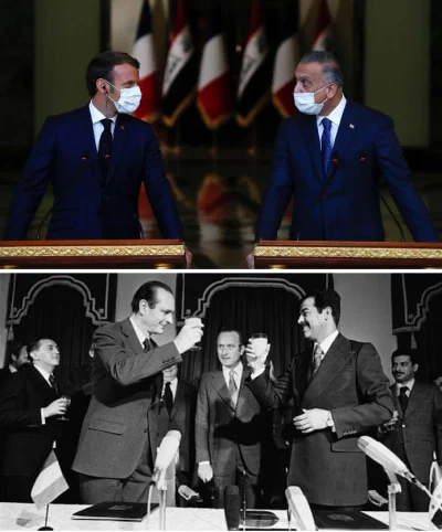 JanLaguna - Macron w Bagdadzie, czyli o przyjaźni Chiraca z Saddamem słów kilka

Dz...
