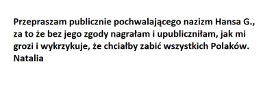 b.....s - Sprawiedliwy czy nie - wyrok wyrokiem. Trzeba wypełnić nakaz. Najlepiej tak...