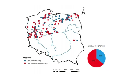 cieliczka - Klasyfikacja stanu chemicznego jcwp jezior w 2018 r.

kolor czerwony - ...