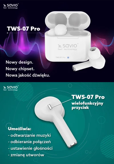 SAVIOmultimedia - Wow nie spodziewaliśmy się, że nasze TWS-07 PRO i TWS-08 PRO będą m...