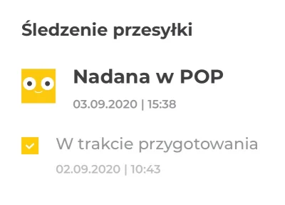 Regaziatko - #inpost Wczoraj przyszedł komunikat Nadana w Pop. Jest szansa ze dzisiaj...