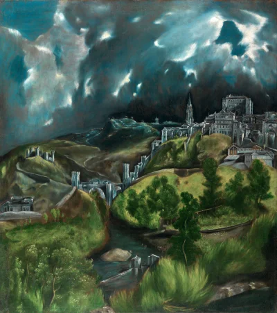 Hoverion - El Greco 1541-1614
Widok na Toledo, 1599-1600, olej na płótnie, 121,3 x 1...