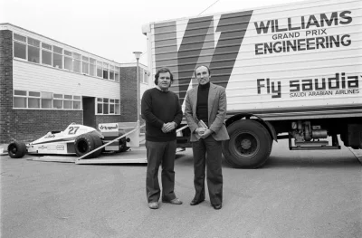 RitmoXL - Na zdjęciu Patrick Head oraz Frank Williams - założyciele Williams Grand Pr...