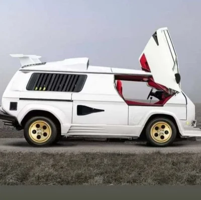 Kick_Ass - ##!$%@? #samochody #motoryzacja

VW T3 Countach albo Lambo Transporter xD