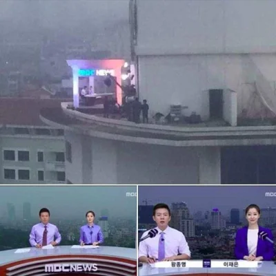 P.....e - > Koreańska telewizja MBC News nie bawi się w żadne green screeny, oni po p...