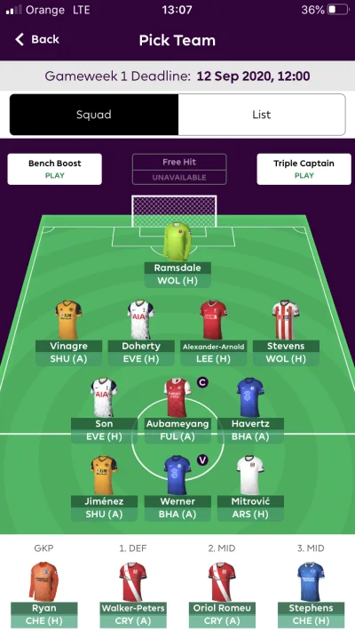 BolekLolek3 - Cos do zmieny?
#fpl