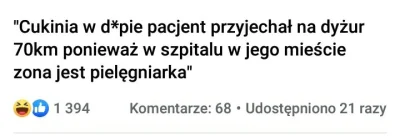 K.....y - Takie tam opowieści lekarzy, cukinie, żony pielęgniarki ( ͡º ͜ʖ͡º)
#heheszk...