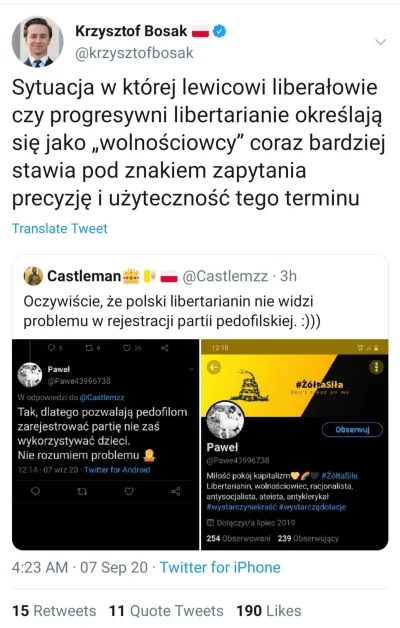 wojtas_mks - Lewactwo i #neuropa się tutaj zesrało, że Bosak nie poparłby legalności ...