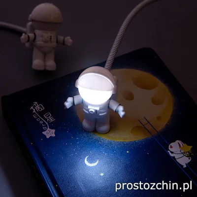 Prostozchin - >> Lampka na USB - Astronauta << ~8 zł

Przenośna lampka na USB ( ͡° ...