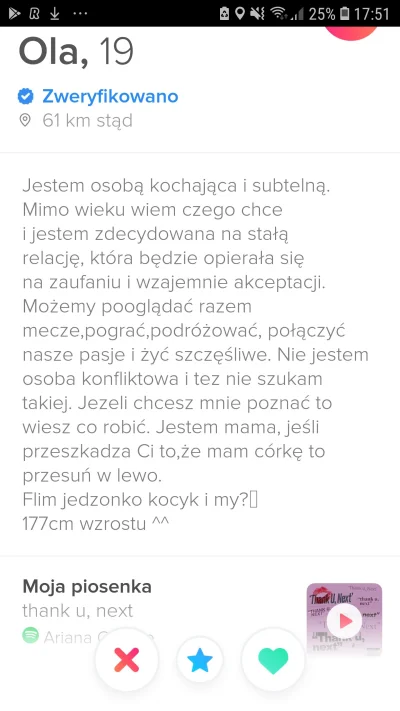 a2t1 - Ten opis zaczynał się zbyt podejrzanie ( ͡º ͜ʖ͡º)
#tinder