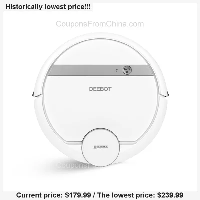 n____S - ECOVACS DEEBOT DE55 Robot Vacuum Cleaner - Gearbest 
Cena: $179.99 (679,08 ...