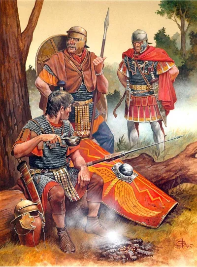 IMPERIUMROMANUM - Jak odżywiali się legioniści rzymscy?

Żołnierz rzymski podczas m...