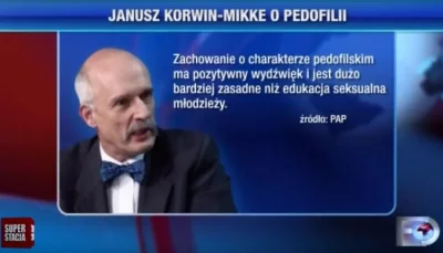 Bezbarwnaherbata - A oto guru polskiej prawicy twierdzący że pedofilia jest lepsza od...