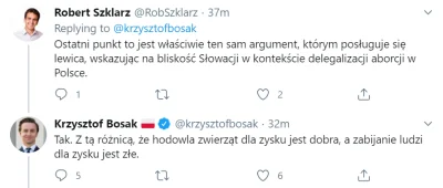 R187 - O, Bosak już odpowiedział nawet na taki argument: bo jedno jest dobre a drugie...