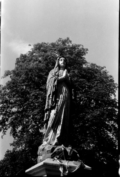 pendulumtrum - Pentax spotmatic z pentaconem 50mm i foma 200 wołana w rodinalu. Kontr...