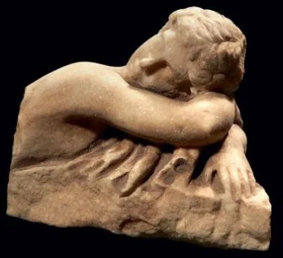 IMPERIUMROMANUM - Fragment rzymskiej statuetki ukazującej Hermafrodytę

Fragment rz...