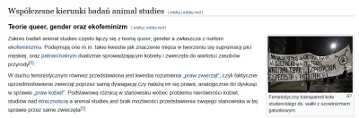 tombeczka - Polecam na Wiki hasło Animal studies ( ͡° ͜ʖ ͡°) Kompletny bełkot obłąkan...
