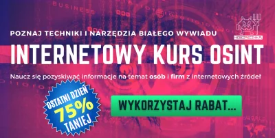 niebezpiecznik-pl - Dziś jest ostatni dzień przedsprzedaży naszego internetowego kurs...