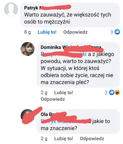 wilhelm99 - Dokładnie, jakie znaczenie ma to, ze 7 przypadków samobójstw mężczyzn prz...