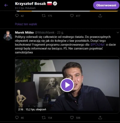 N.....k - @plackojad: Możesz sobie sprawdzić https://twitter.com/krzysztofbosak/likes