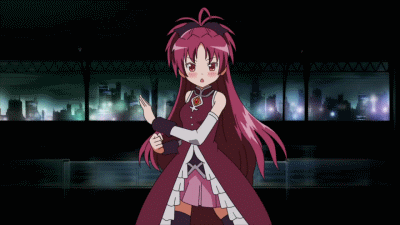 kedzior1916 - #randomanimeshit #madokamagica #haiyorenyarukosan #kyokosakura #magical...