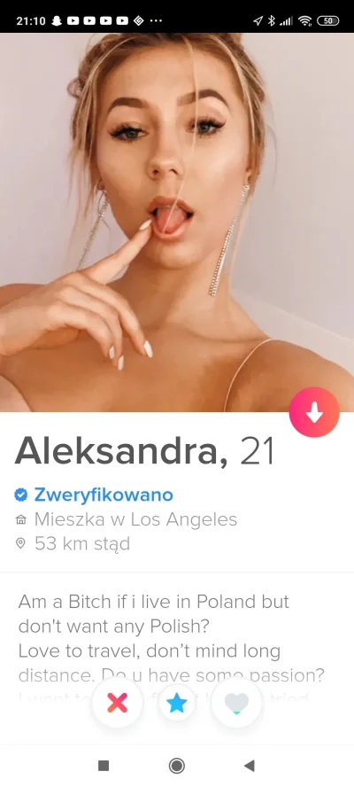 Sonia_Zwierzynska - Ona was nie chce wykopki #tinder #przegryw