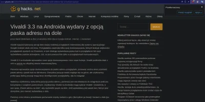 ruum - Jak ktoś chce mieć Tłumacz Google jak w #chrome w Operze, Vivaldi i Brave
1. ...