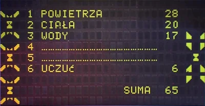 cmhqwidget - Odwrotna Familiada cz. 66

Wejściówka

Zasady: Masz odpowiedzi, zgad...