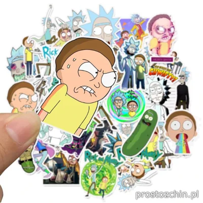 Prostozchin - >> Zestaw 50 naklejek Rick i Morty << ~9 zł

50 różnych naklejek.

...