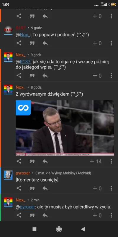 pyroxar - Troll i 34 sekundowy manipulator oraz kłamca, słowem neuropek, nie umie w a...