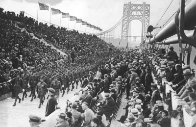 myrmekochoria - Parada na otwarcie mostu Georga Washingtona, 24 października 1931 rok...