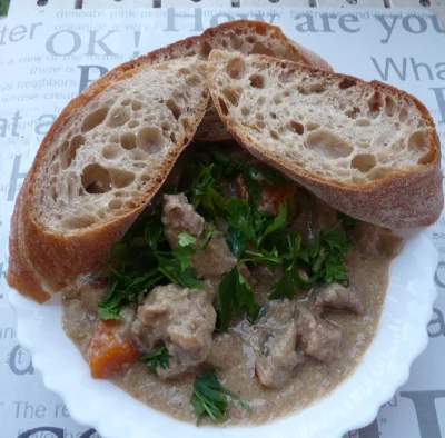 paramyksowiroza - Mirki, dziś polecam blanquette de veau, czyli francuski gulasz z ci...