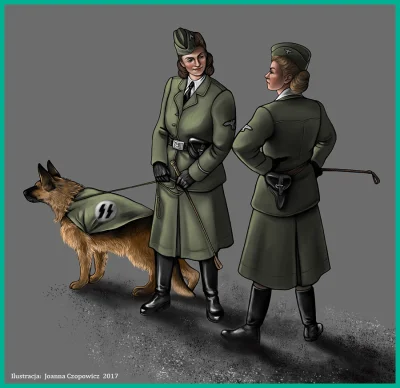 projektjutra - SS-Aufseherin- strażniczki obozów koncentracyjnych z psem. Tak wygląda...