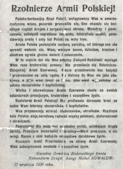 jupjupjupek - Znalezisko - 17.09.1939 - dzień ataku Sowietów i ucieczki polskiego rzą...