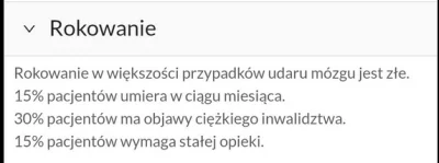 Szkolna17PsychoFan - Jakby ktoś miał jeszcze wątpliwości co do rokowania po udarze mó...