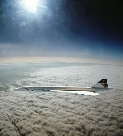 angelo_sodano - Zdjęcie samolotu Concorde lecącego z prędkością naddźwiękową, Kwiecie...