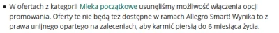 F.....u - Od 1 września na #allegro nie działa smart w kategorii Mleka modyfikowane -...