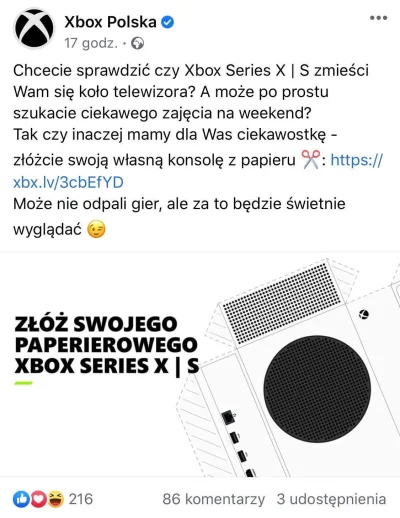 Reevhar - xD świetna sprawa 
Marketingowo Xbox świetnie leci xD
#heheszki #xbox #xbox...