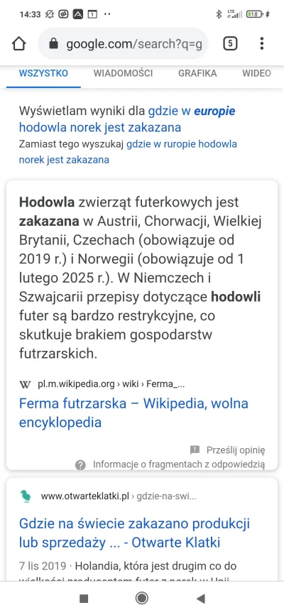 Deiv1990 - Cywilizowane kraje już dawno zakazały hodowli futerkowych... A my oczywiśc...