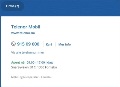 PMVNorway - @Melchijor: @elgrecqo: @XDwGlowie: @WypiekChleba: 
Biuro Telenor