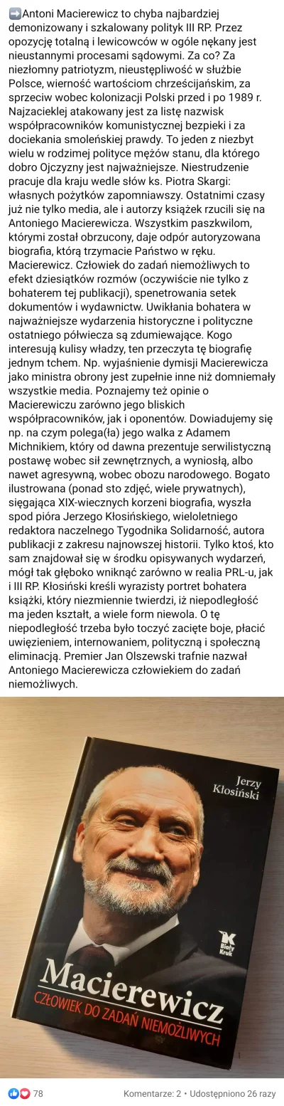 nic_sensitive - Serio ten Antonii tak świetny facet jest? Mąż stanu - no, no, no ;) 
...