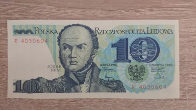 NorthropGrummanX - Koledze @Kenpaczi wejde w paradę ze swoimi banknotami

10 zł PRL...
