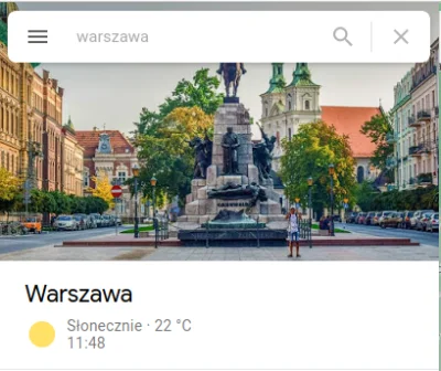 ponton - Czemu główne zdjęcie Warszawy na Google Maps to Plac Matejki w Krakowie? xD
...