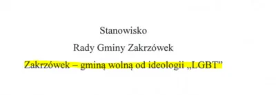 R187 - No tak, bo gmina Zakrzówek WCALE nie ogłosiła się wolna od LGBT, WCALE ( ͡° ͜ʖ...