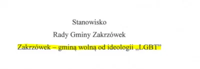 RezuNN - To nie jest prawda, gmina wolna od LGBT istnieje tylko w jego głowie. ( ͡º ͜...