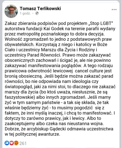 saakaszi - Abp Gądecki zakazał zbierania podpisów na terenach kościelnych archidiecez...