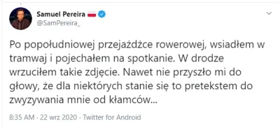 Azaajaszz - Pereira wieczorem wrzucił zdjęcie zachodu słońca przez u-----ą szybę auta...