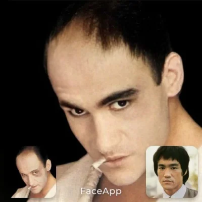 maxx92 - King Bruce Lee #pdk #heheszki #humorobrazkowy #brucelee #faceapp #franekkimo...